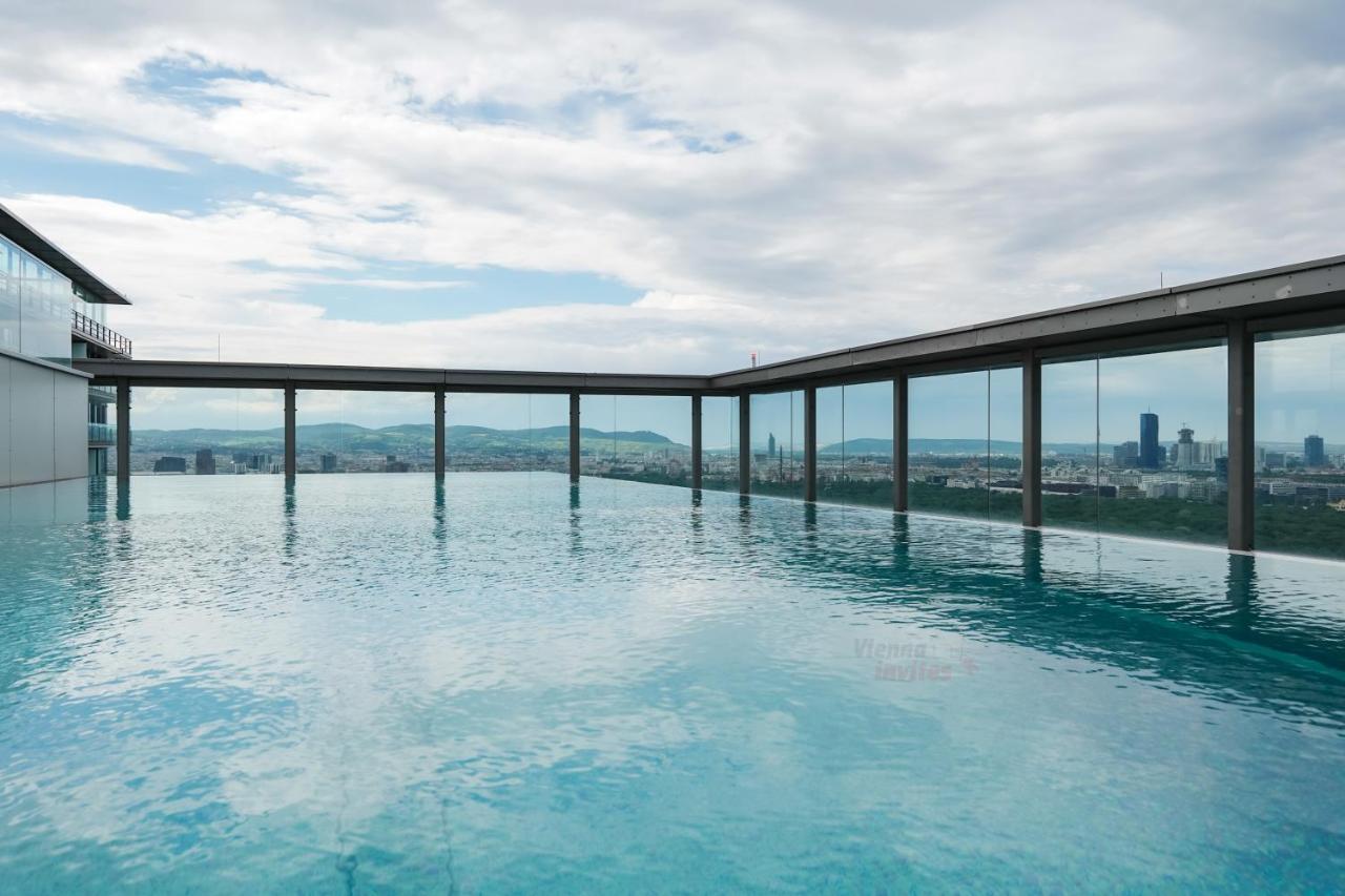 Triiiple 7Heaven - Amazing View On Top Floor With Rooftop Pool 비엔나 외부 사진