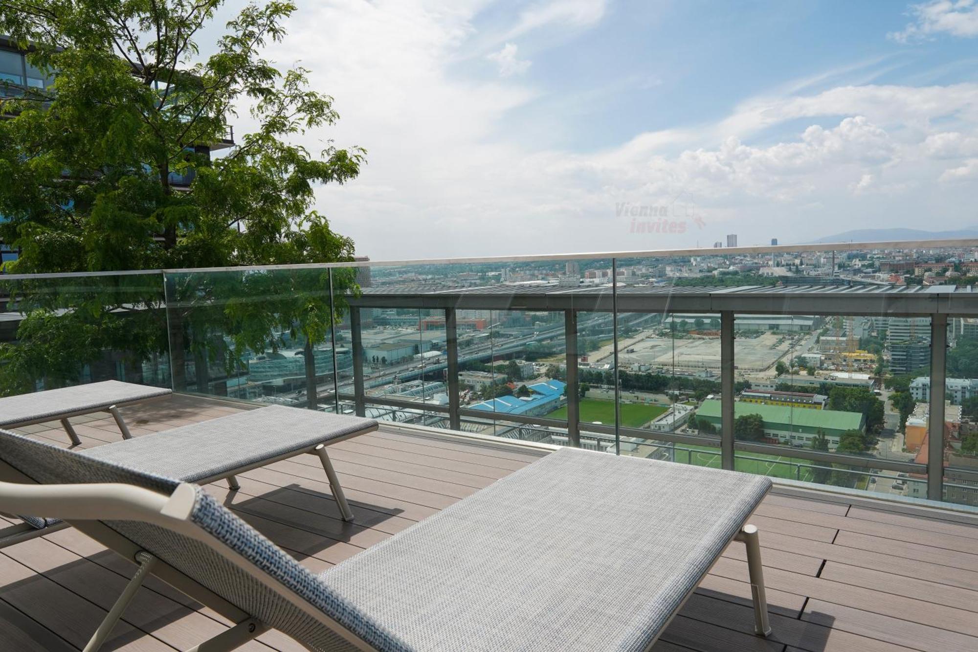 Triiiple 7Heaven - Amazing View On Top Floor With Rooftop Pool 비엔나 외부 사진